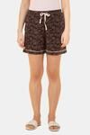Amante Sleep Shorts - Burlwood Floral Print — thumbnail 1